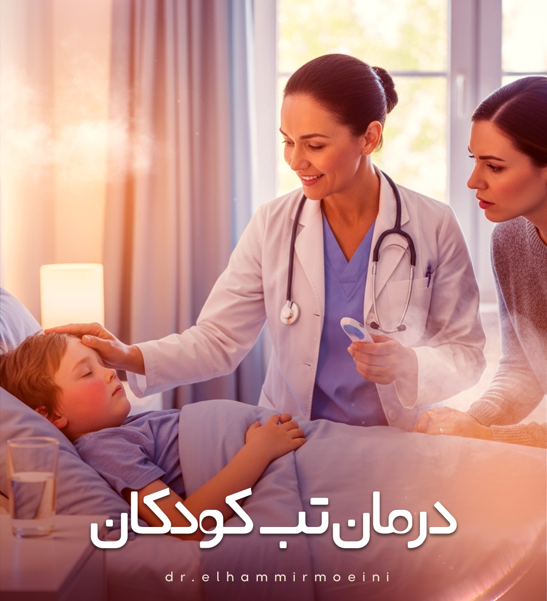 درمان تب كودكان